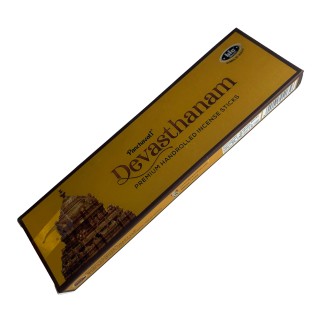 BIC Brand Panchavati DEVASTHANAM Premium Handrolled Incense Sticks, 50g